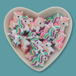 3D Unicorn Silicone Focal Beads ,3D Animal Silicone Focal  Beads,Silicone Beads DIY, For Necklace Bracelet Lanyard pens Making