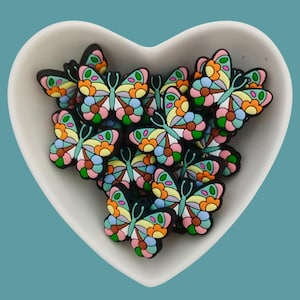 Butterfly Silicone Focal Beads,DIY Jewelry Making