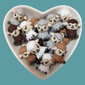 3D Goat Silicone Focal Beads ,3D AnimalSilicone Focal  Beads,Silicone Beads DIY, For Necklace Bracelet Lanyard pens Making