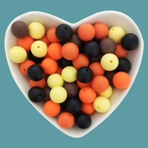 15mm,12mm ,9mm Round Silicone Bead, 5 color mix Silicone Beads ,Silicone  Beads Loose Mixed,Silicone Bead Wholesale