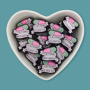 It&#39;s OK If You Need Meds Every Day Silicone Bead: DIY Jewelry Craft