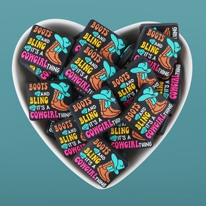 Boots and Bling it&#39;s cowgirl thing Silicone Focal Beads  Western Themed Silicone Beads,Bulk Silicone Bead ,Silicone Beads DIY