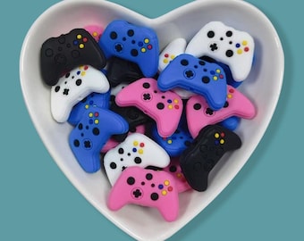 Gamepad Controller Silicone Beads, Game Focal Bead,DIY Pens, keychains, Necklace, Bracelet, Lanyard Making