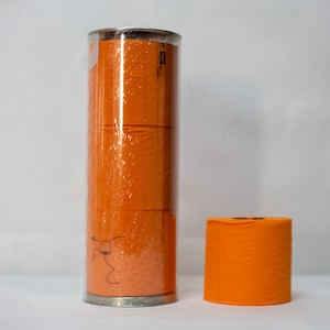 Orange Toilet Paper Renova 3 Pcs Pvc Pack
