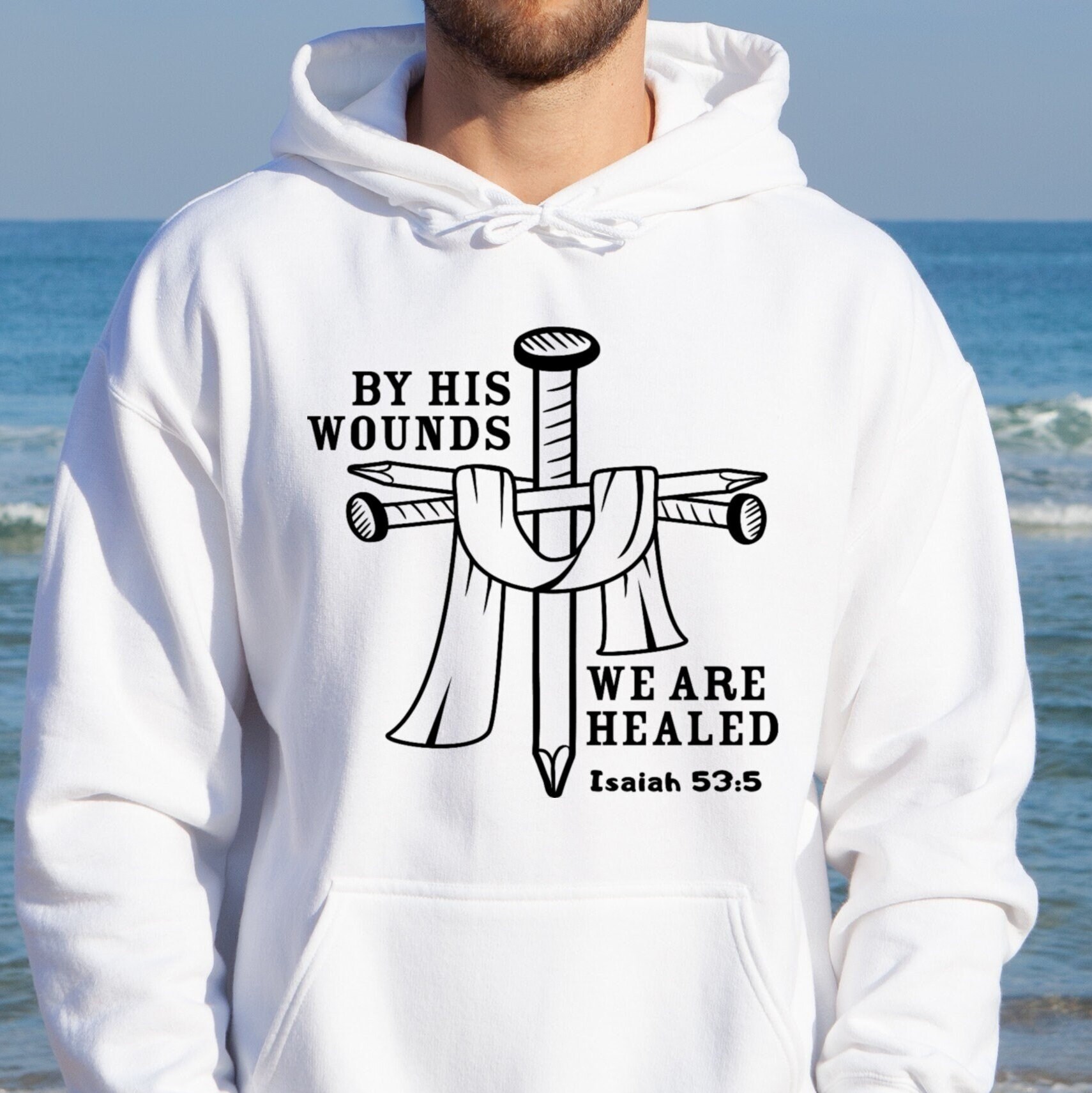By His Wounds We Are Healed Svg Isaiah 53:5 Christian Easter - Etsy