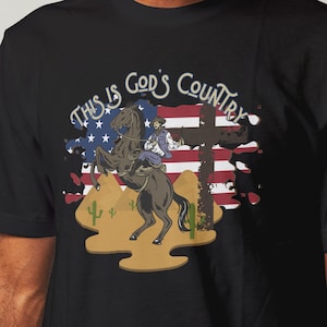God&#39;s Country png, western sublimation, Christian man png, Christian american png, Christian cowboy png, Christian png, Christian rodeo png