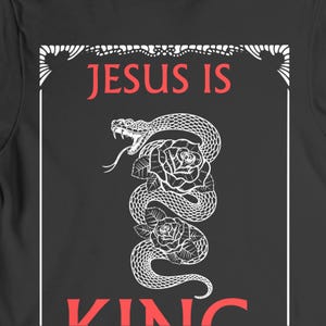 Jezus is koning-svg | Christelijke man svg, | Christelijke svg | Bijbelvers svg | schrift-svg | koningscobra christelijke svg