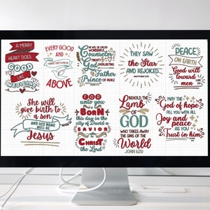 Christmas Bible Verse svg bundle / Christmas bible verse svg / Christmas scripture svg / christian svg bundle / svg bundle / christmas svg