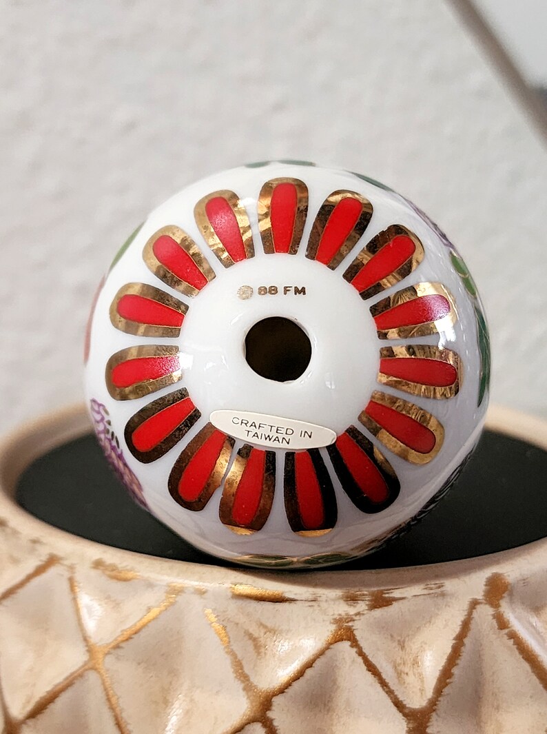 Sèvres, Jardinière Tripode Porcelaine Décor Fleuri XXème