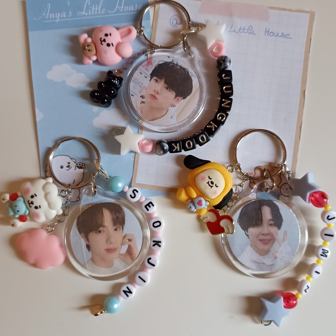 Kpop BTS Keychains Kpop Keychains Etsy