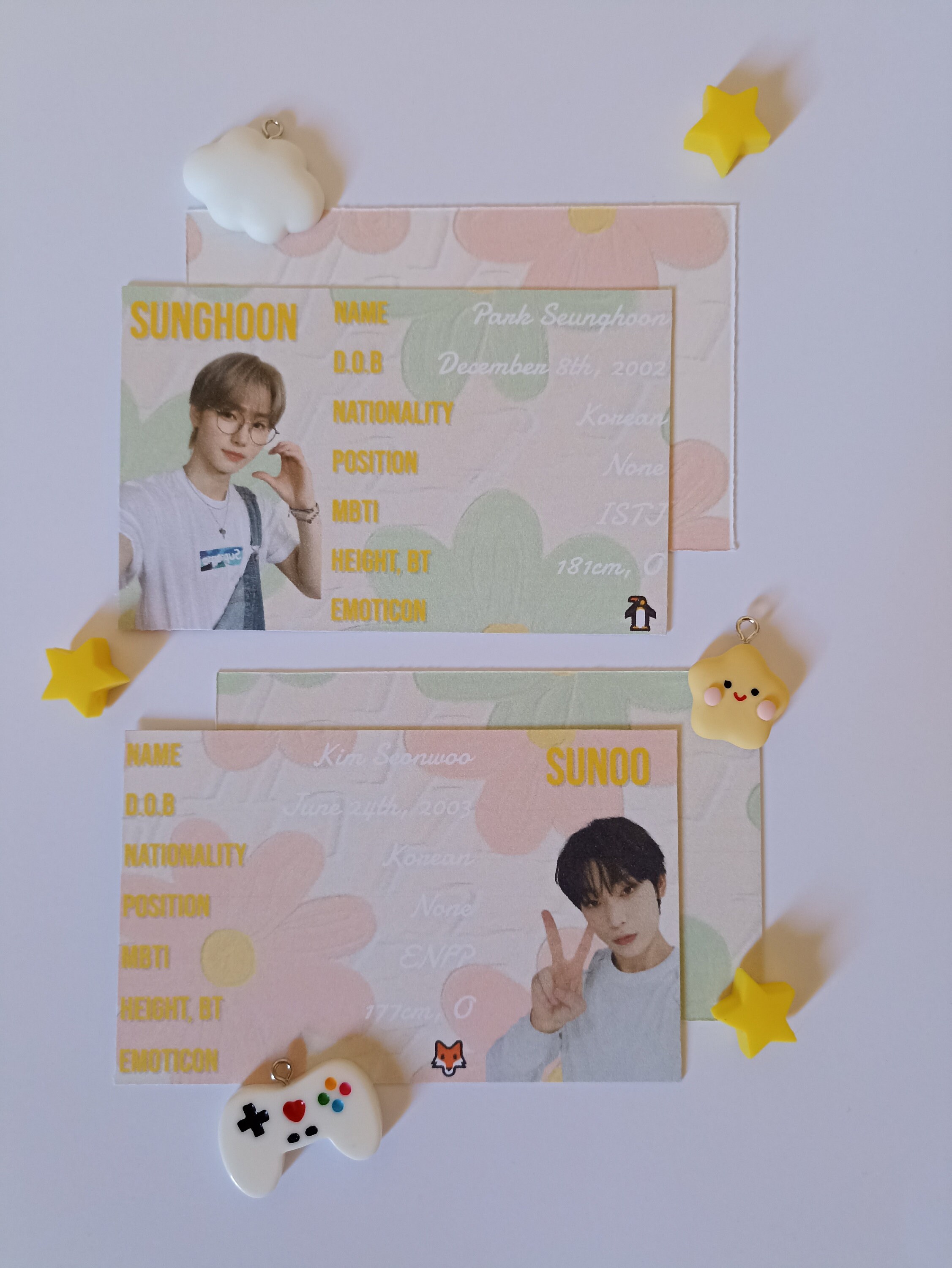 Kpop ID Cards Kpop Cards Kpop Etsy