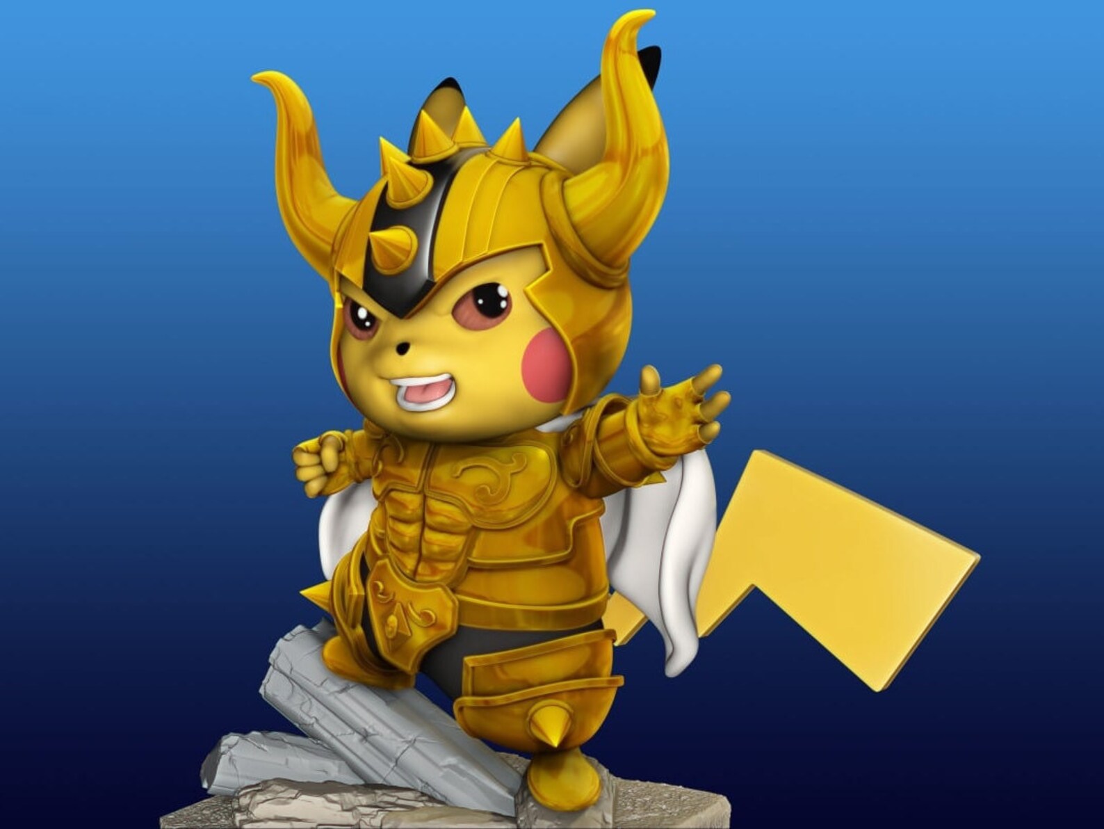 Pikachu 3D STL File Etsy UK