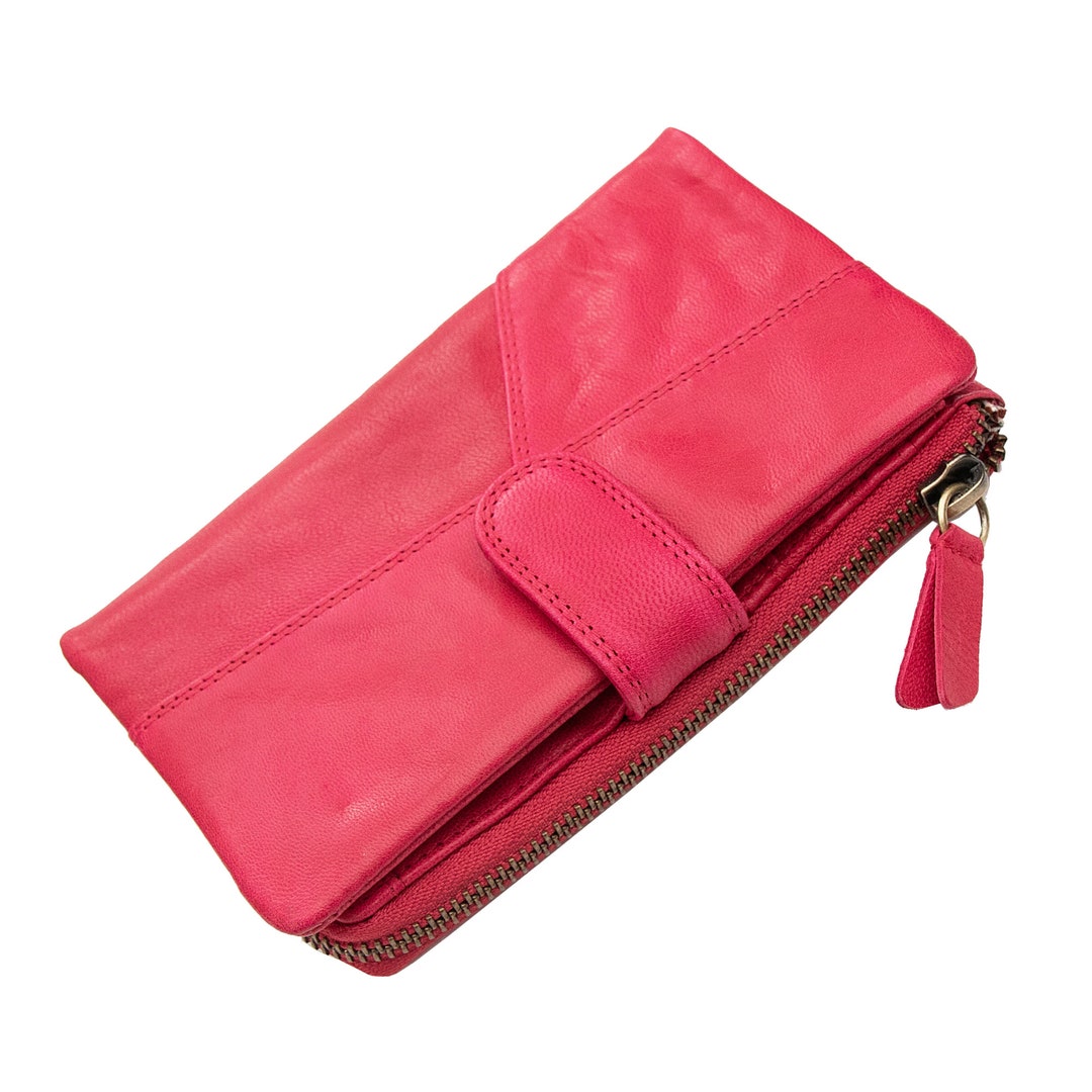Pink Wallet Pink Leather Wallet Hot Pink Wallet Ladies Etsy pink-wallet-pink-leather-wallet-hot-pink-wallet-ladies-etsy