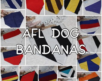 AFL Team Dog Scrunchie Elastic Bandanas.