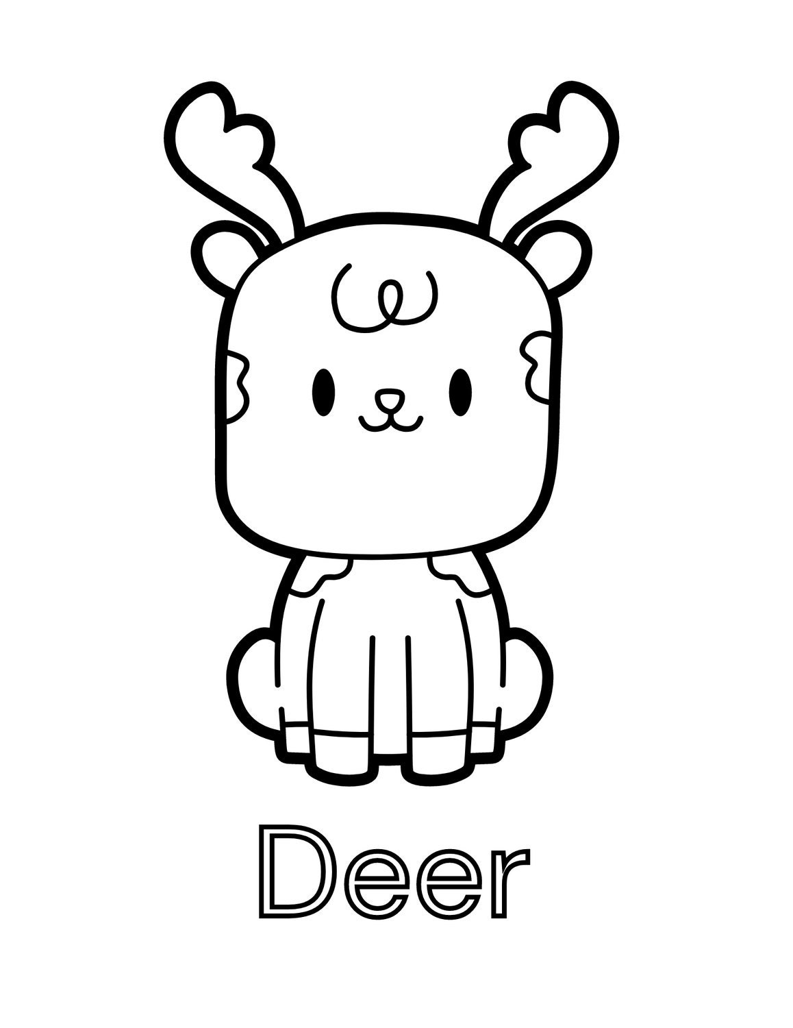 Toddler Coloring Pages: Baby Animals | Kids Coloring Book With 36