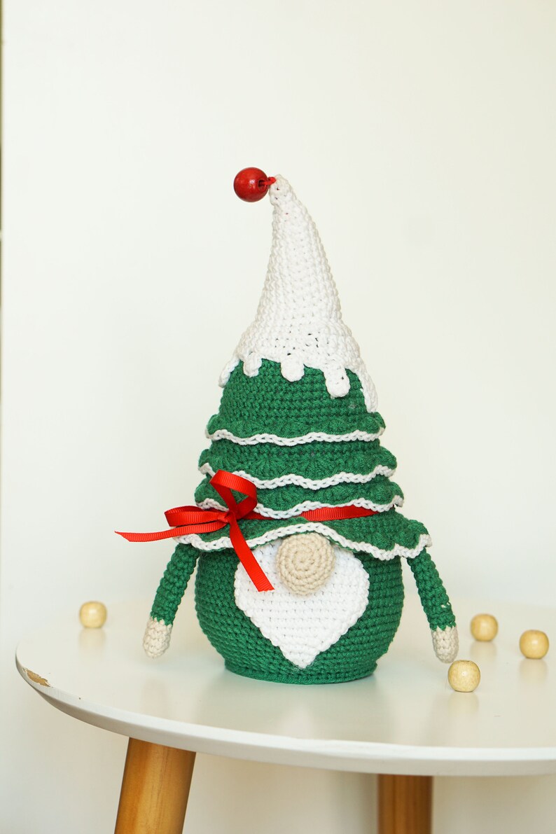 Crochet Patterns Christmas Tree Gnome Etsy Canada