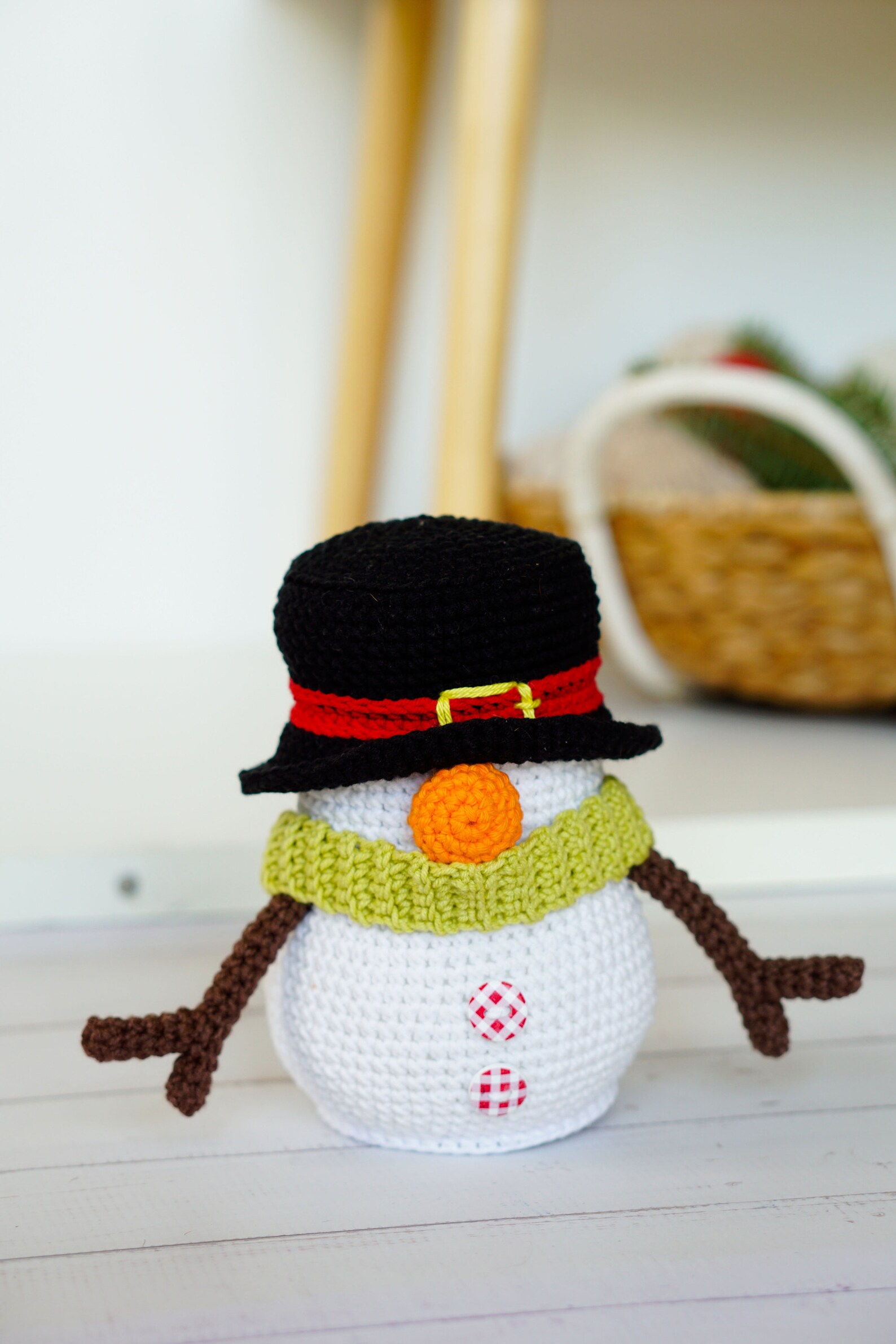 Crochet Patterns Snowman Gnome Christmas Gnone Gnome Etsy