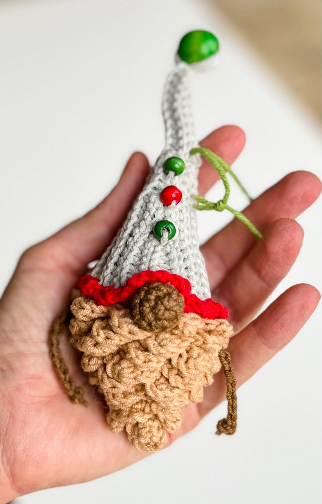 Crochet Pattern for Gnome Keychains Christmas Gnomes Gnome Etsy