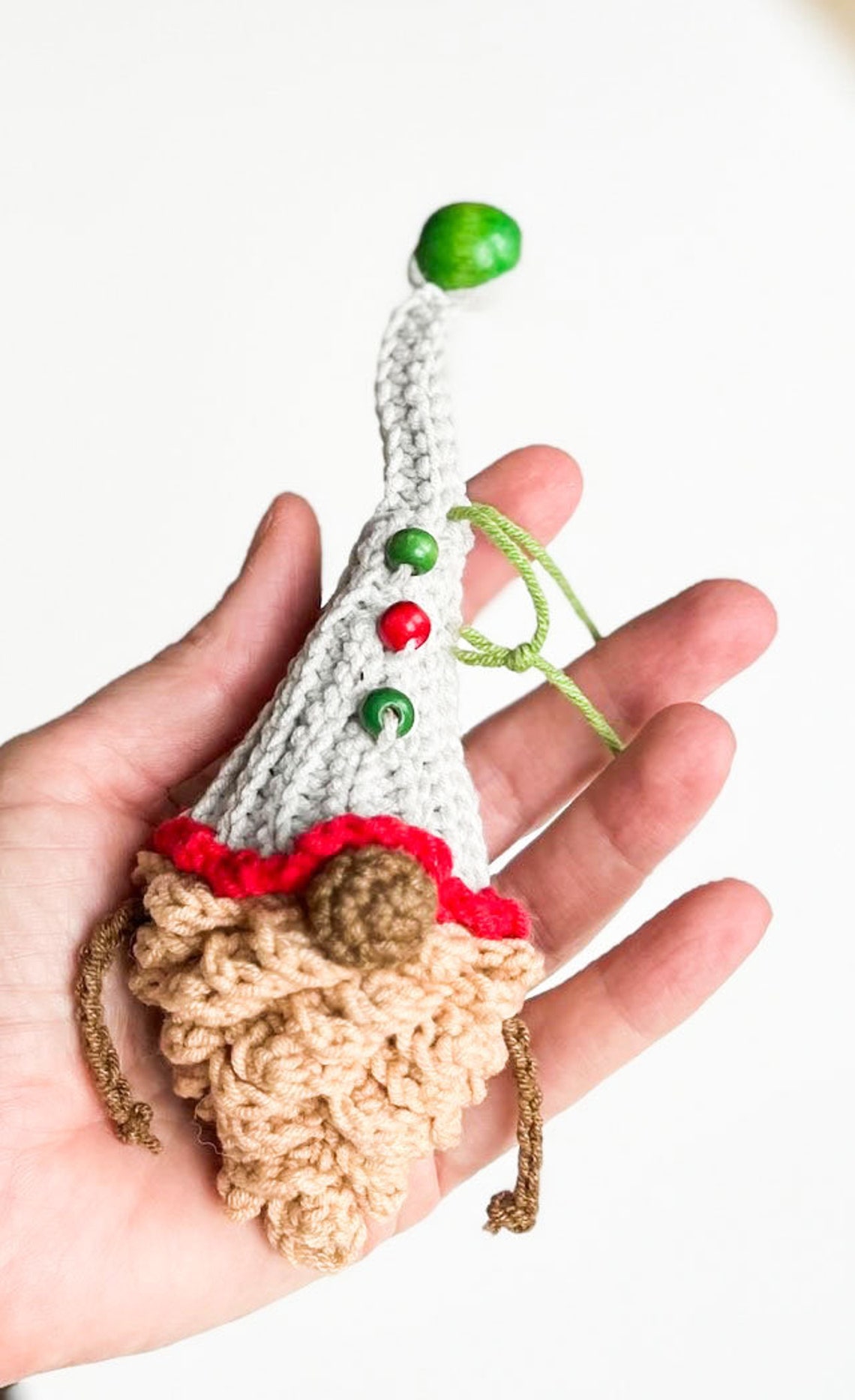 Crochet Pattern for Gnome Keychains Christmas Gnomes Gnome Etsy