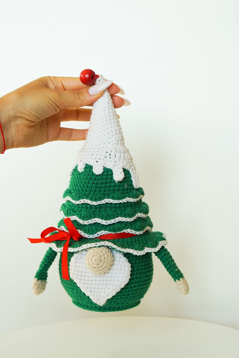 Crochet Patterns Christmas Tree Gnome Etsy Canada