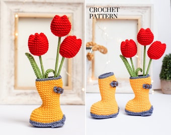 Crochet patterns - Wellington and TULIPS