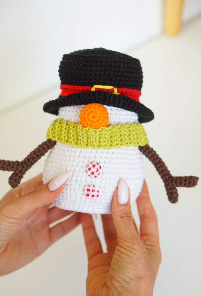 Crochet Patterns Snowman Gnome Christmas Gnone Gnome Etsy