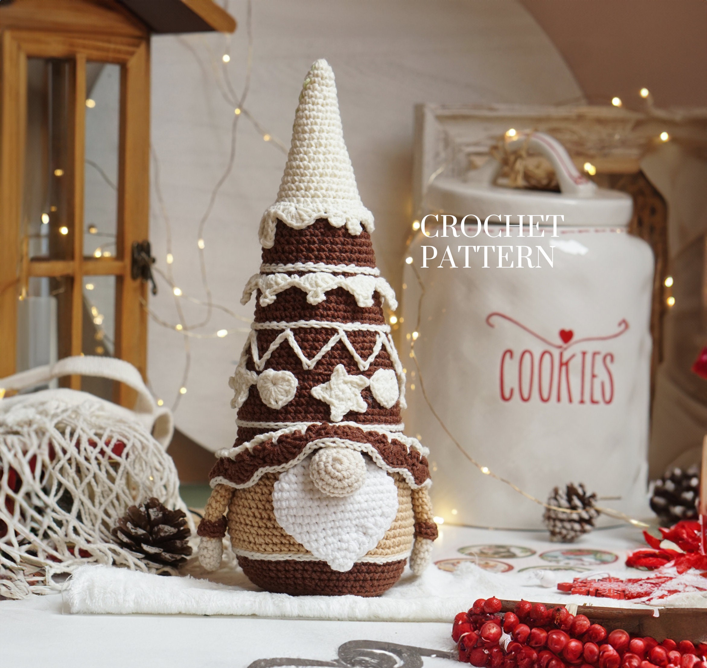 39 Christmas Gnome Crochet Patterns for Cozy Holiday Decorating 5 Crochet patterns Christmas Gingerbread cookies Gnome