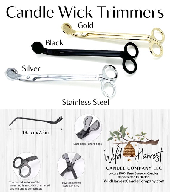 Wood Wicks For Candles, Wooden Wicks With Wick Trimmer Cutter