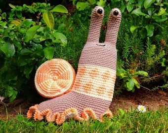 Snail Crochet Toy