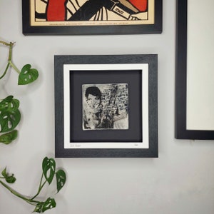 Leila Khaled, SMALL, Framed Ceramic Print
