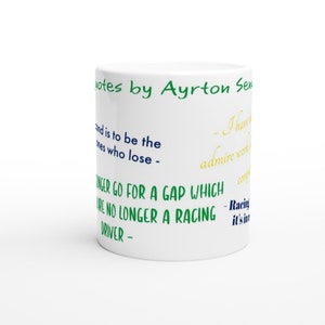 Taza Citas de Ayrton Senna