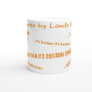 Lando Norris Quotes Mug
