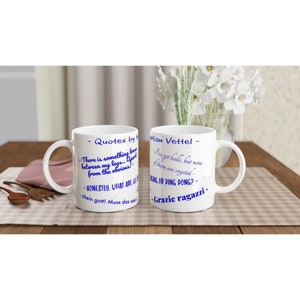 Blue Sebastian Vettel Quotes Mug