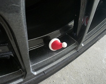 Christmas Hat Tire Valve Stem Caps
