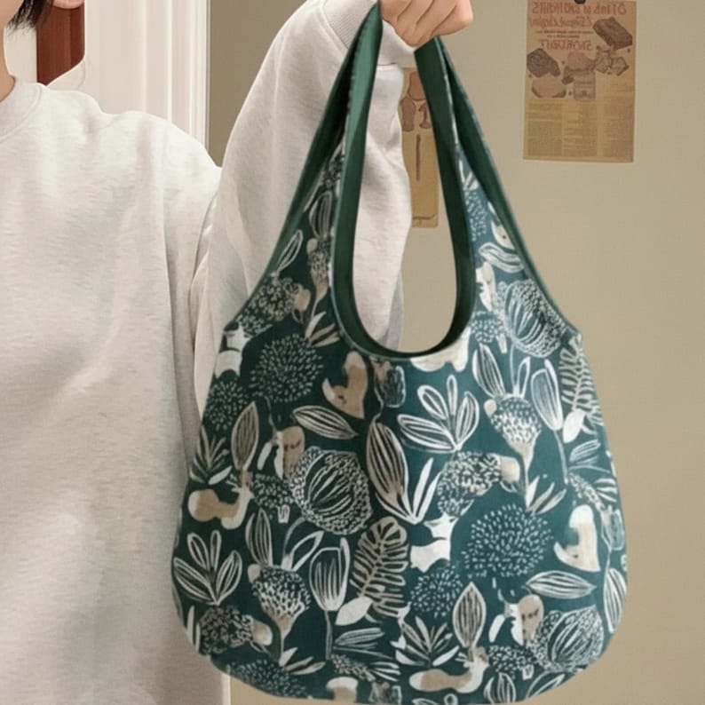 Hobo Bag Sewing Pattern PDF | DIY Shoulder Bag | Reversible Hobo Bag ...