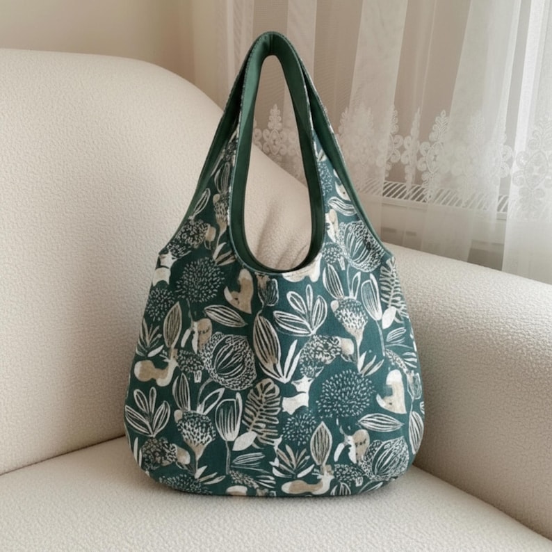 Hobo Bag Sewing Pattern PDF | DIY Shoulder Bag | Reversible Hobo Bag ...
