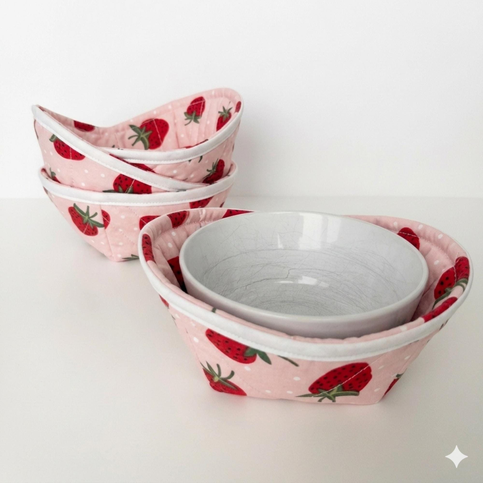 Cozy Bowl Sewing Pattern PDF | Quilted Bowl Cozy Printable Instruction ...