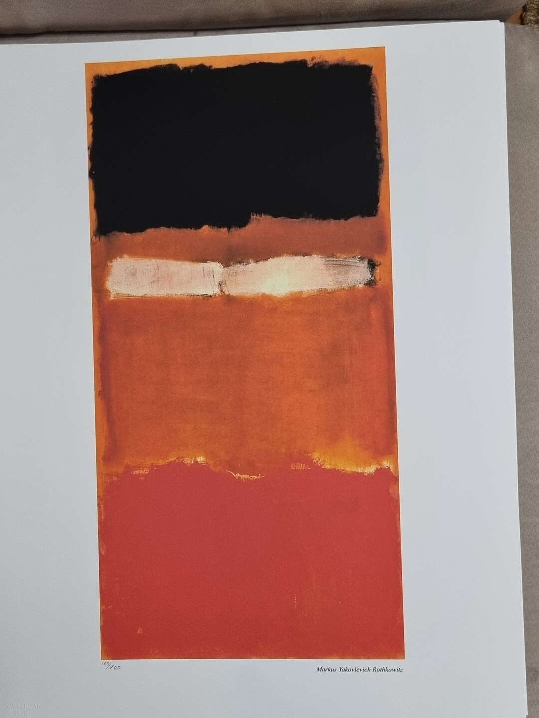 Mark Rothko Certified Lithograph 50x65 - Etsy
