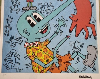 Keith Haring - lithograph - 50 x 70 cm