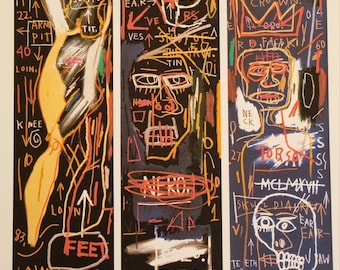 Jean-Michel Basquiat- lithografie gecertificeerd - 35x50