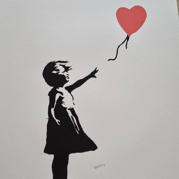 Banksy-zertifizierte Lithographie 50x70