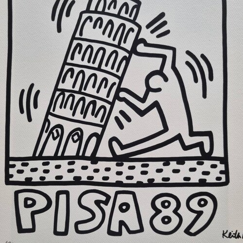 Keith shops Haring - lithograph - 50 x 70 cm