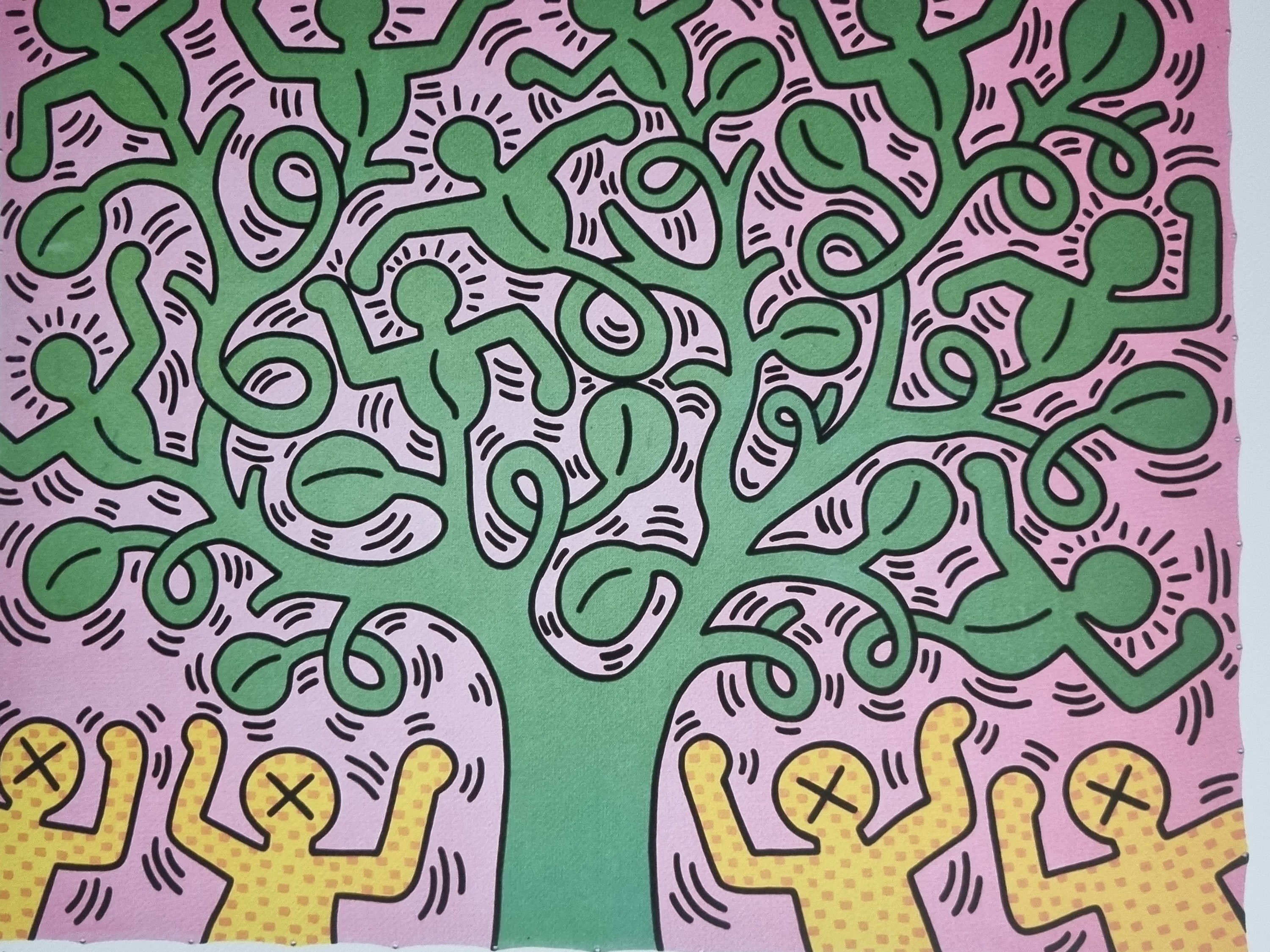 Keith Haring Lithograph 50 X 70 Cm Etsy