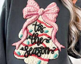 Coquette kerstboomtaarten garen png, Klinknaaldgaren haakgaren png, roze kerst png, tis the season png, kerst png, trendy png