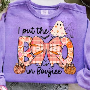 I Put The Boo In Boojee Png, Cute Ghost Png, Halloween Boo Png, Halloween PNG, Boo Ghost Shirt Png, Cute Boo Halloween Png, Pumpkin Season