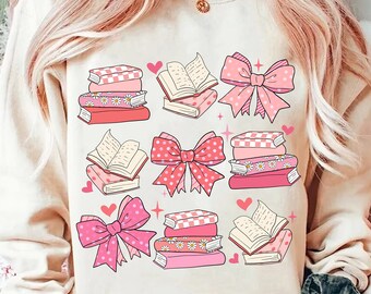 Coquette Bow png,Coquette Era png,Pink Bow,Aesthetic girl Png,Girlie coquette bow png,Book Lover png,Reading png,Book Lover Gift Svg Bookish