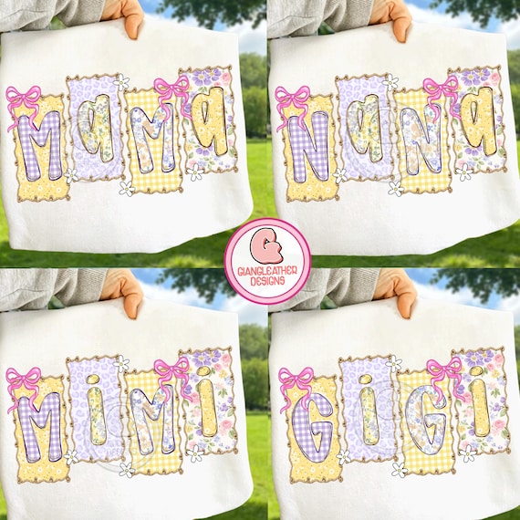 Floral Mama png bundle, Quilt Patchwork Mama Png, Retro Mama png, Mama png, Mini png, Wife Floral png, Mother's Day, Easter Png, Mama Gigi