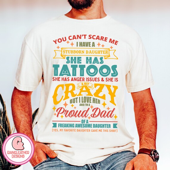 You Can't Scare Me I Have A Stubborn Daughter-May Shirt You Can't Scare Me I Have A Stubborn Daughter-May Shirt