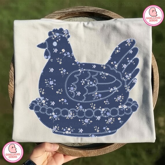Thrifted Vintage Hen In A Nest Png, Vintage Grandma Png, Thrifted decor, Vintage Easter Png, Cottagecore Vintage Shirt Design, Farmhouse Png
