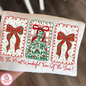 Coquette Christmas Checkered Red Plaid png, Christmas Png, Preppy christmas png, Christmas png, Retro Christmas png, Christmas Doodle Png image 4